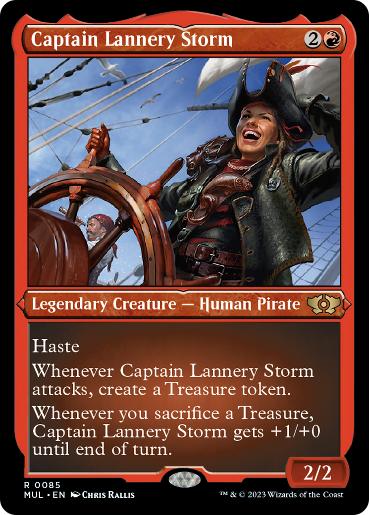 Captain Lannery Storm (Foil Etched) [Multiverse Legends] | Dumpster Cat Games