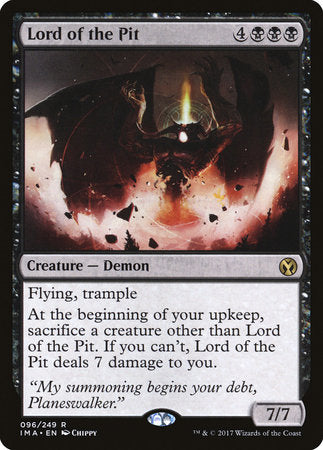 Lord of the Pit [Iconic Masters] | Dumpster Cat Games