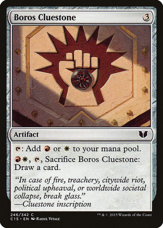 Boros Cluestone [Commander 2015] | Dumpster Cat Games