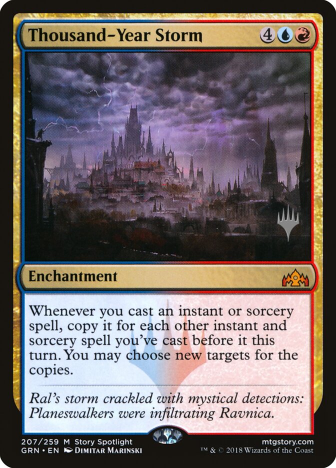 Thousand-Year Storm [Guilds of Ravnica Promos] | Dumpster Cat Games