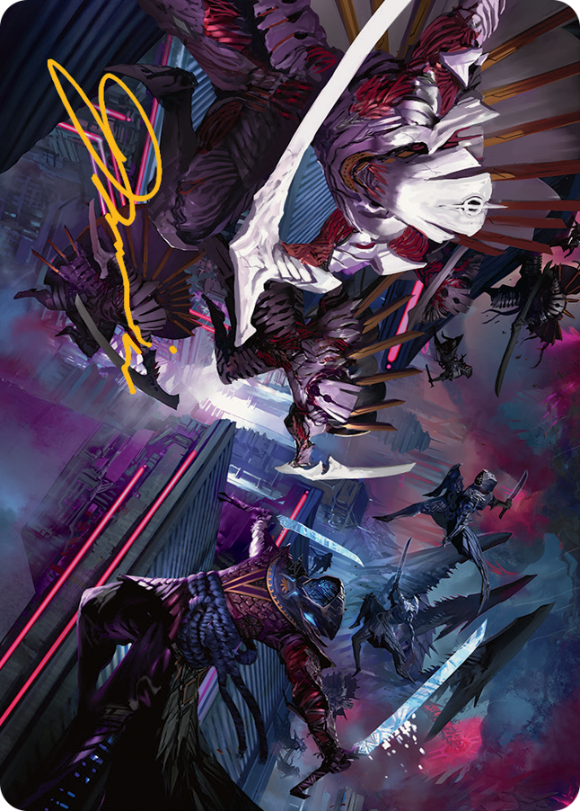Invasion of Kamigawa Art Card (Gold-Stamped Signature) [March of the Machine Art Series] | Dumpster Cat Games