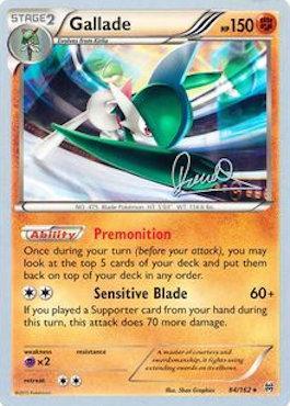 Gallade (84/162) (Infinite Force - Diego Cassiraga) [World Championships 2017] | Dumpster Cat Games
