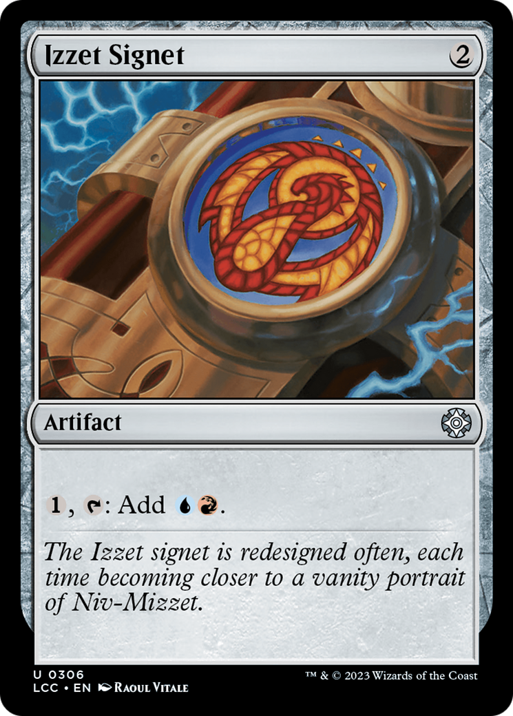 Izzet Signet [The Lost Caverns of Ixalan Commander] | Dumpster Cat Games