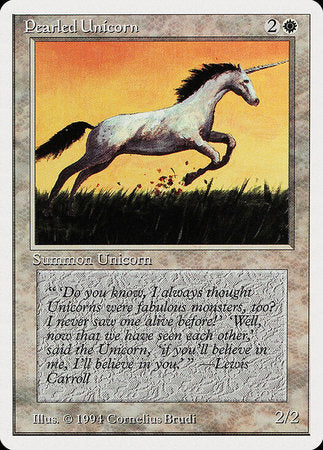 Pearled Unicorn [Summer Magic / Edgar] | Dumpster Cat Games