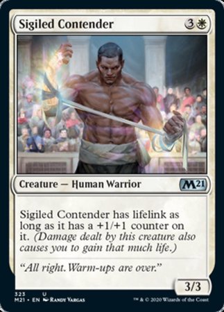 Sigiled Contender [Core Set 2021] | Dumpster Cat Games