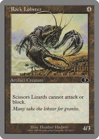 Rock Lobster [Unglued] | Dumpster Cat Games