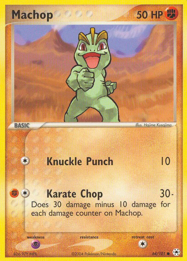 Machop (64/101) [EX: Hidden Legends] | Dumpster Cat Games