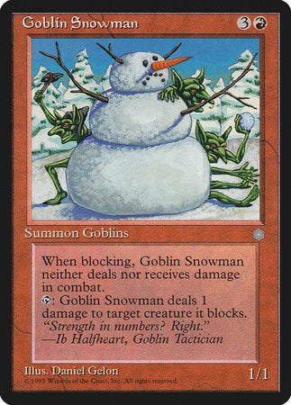 Goblin Snowman [Ice Age] | Dumpster Cat Games