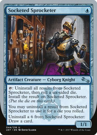 Socketed Sprocketer [Unstable] | Dumpster Cat Games