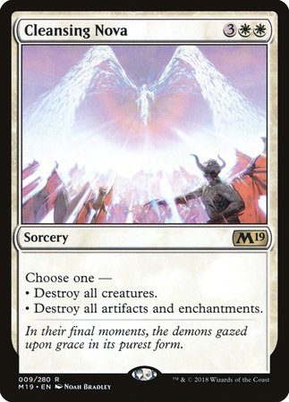 Cleansing Nova [Core Set 2019] | Dumpster Cat Games