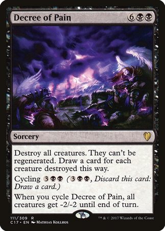 Decree of Pain [Commander 2017] | Dumpster Cat Games