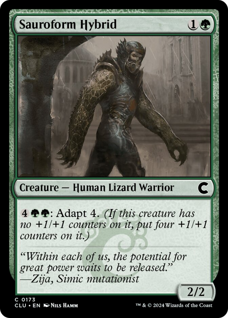 Sauroform Hybrid [Ravnica: Clue Edition] | Dumpster Cat Games