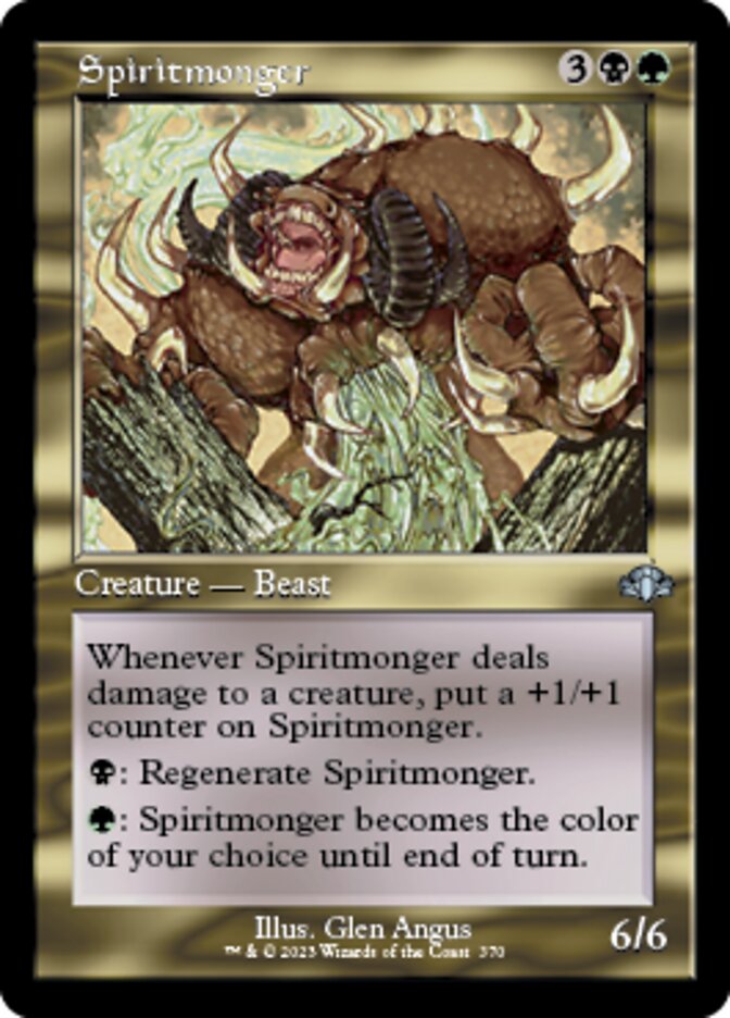 Spiritmonger (Retro) [Dominaria Remastered] | Dumpster Cat Games
