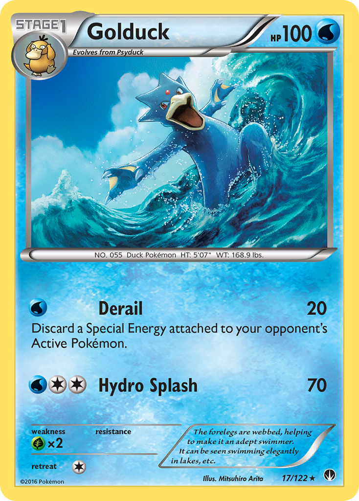 Golduck (17/122) [XY: BREAKpoint] | Dumpster Cat Games