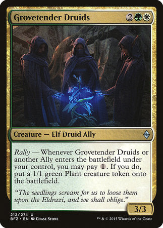 Grovetender Druids [Battle for Zendikar] | Dumpster Cat Games