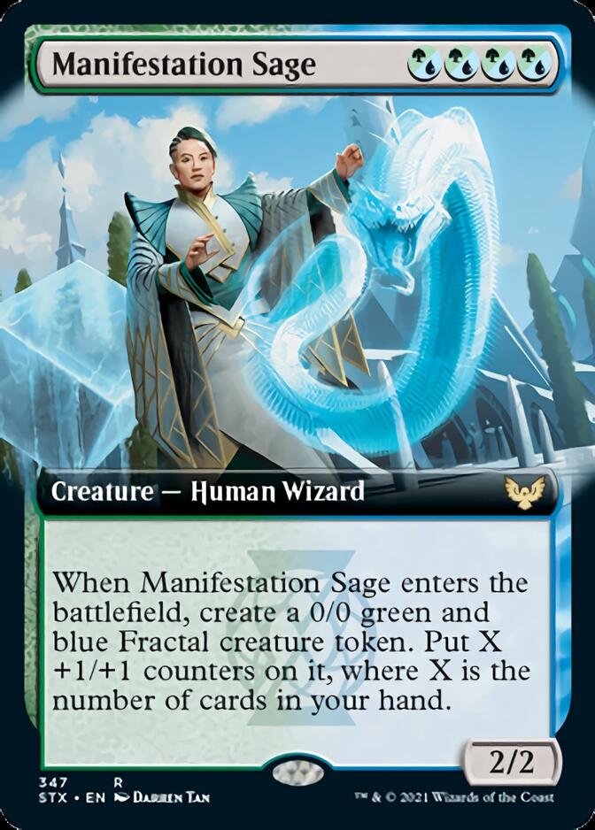 Manifestation Sage (Extended) [Strixhaven: School of Mages] | Dumpster Cat Games