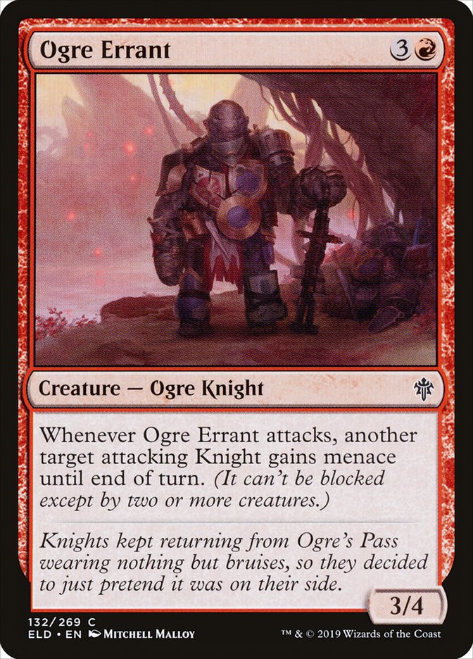 Ogre Errant [Throne of Eldraine] | Dumpster Cat Games