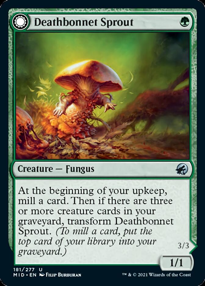 Deathbonnet Sprout // Deathbonnet Hulk [Innistrad: Midnight Hunt] | Dumpster Cat Games