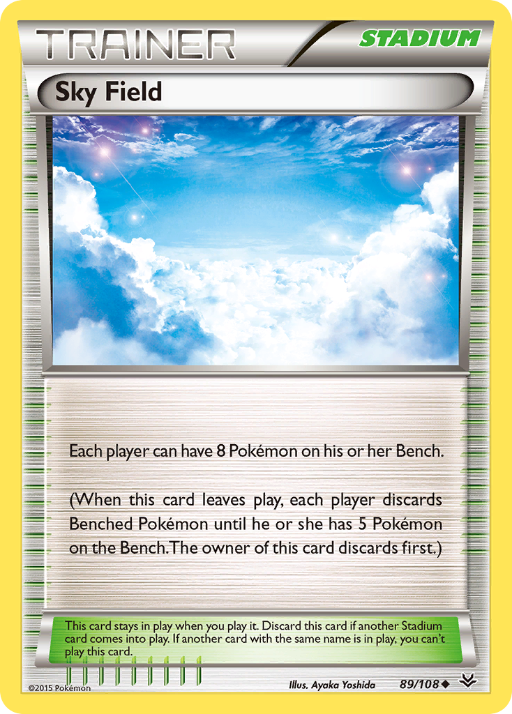 Sky Field (89/108) [XY: Roaring Skies] | Dumpster Cat Games