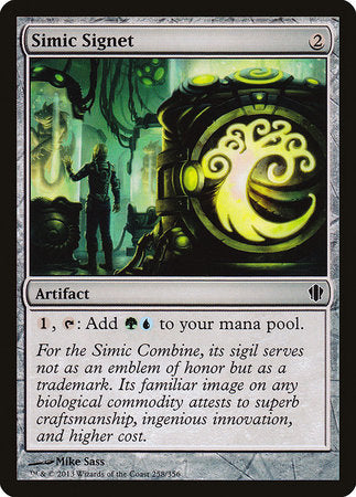 Simic Signet [Commander 2013] | Dumpster Cat Games