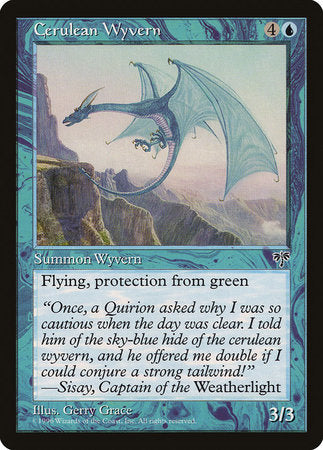 Cerulean Wyvern [Mirage] | Dumpster Cat Games