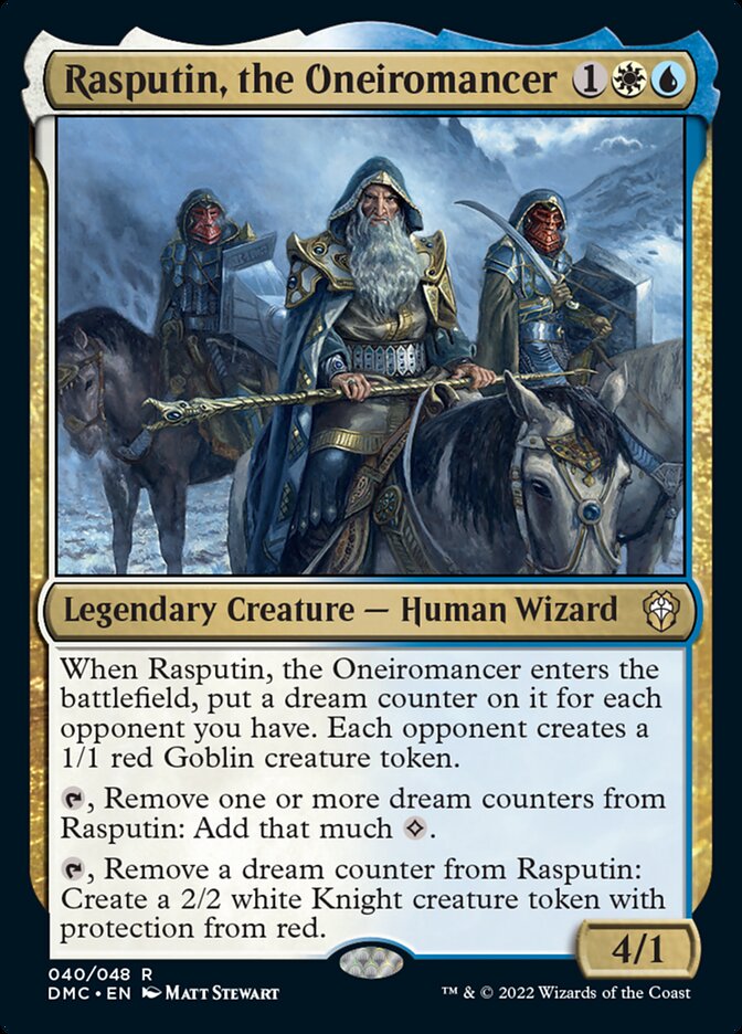 Rasputin, the Oneiromancer [Dominaria United Commander] | Dumpster Cat Games