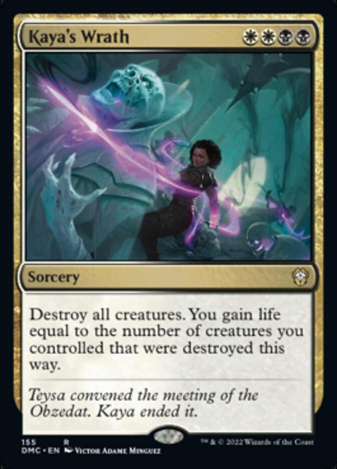 Kaya's Wrath [Dominaria United Commander] | Dumpster Cat Games