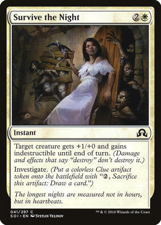 Survive the Night [Shadows over Innistrad] | Dumpster Cat Games