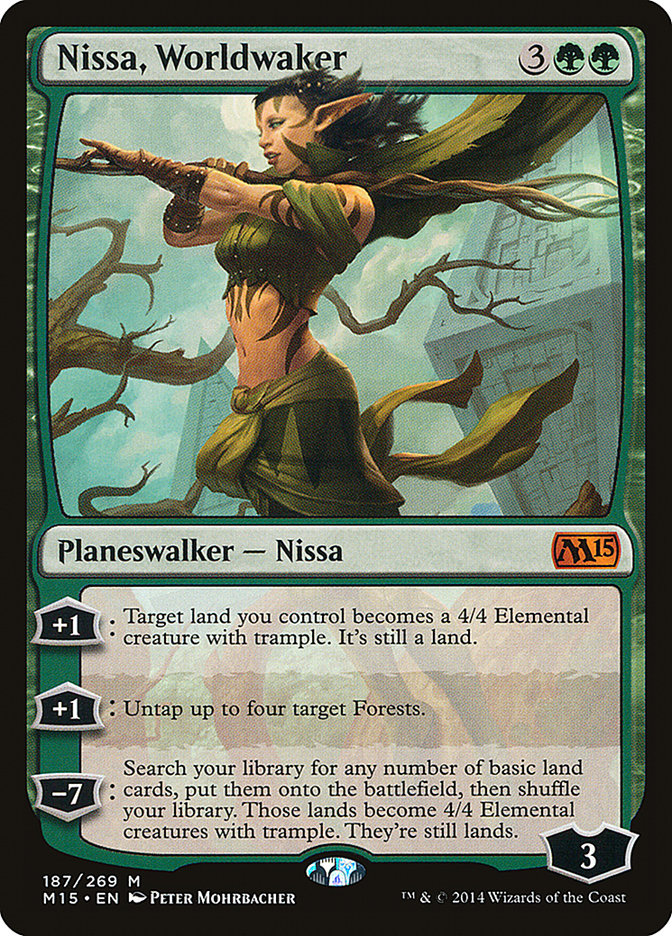 Nissa, Worldwaker [Magic 2015] | Dumpster Cat Games