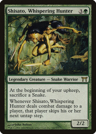 Shisato, Whispering Hunter [Champions of Kamigawa] | Dumpster Cat Games