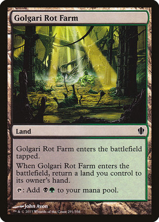 Golgari Rot Farm [Commander 2013] | Dumpster Cat Games