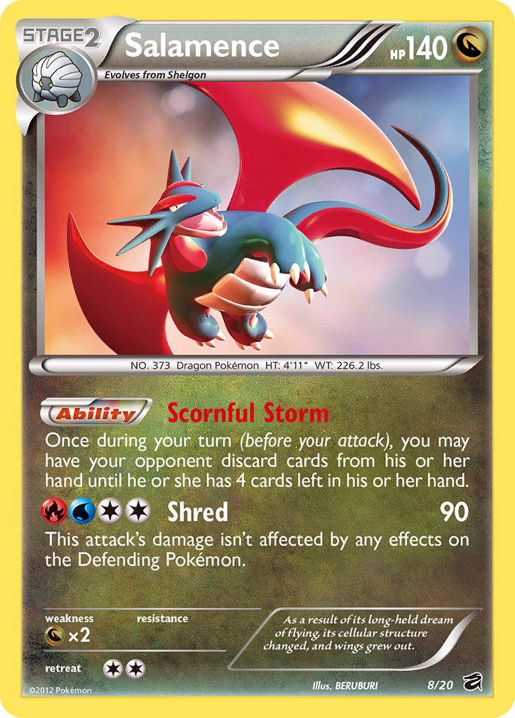 Salamence (8/20) [Black & White: Dragon Vault] | Dumpster Cat Games