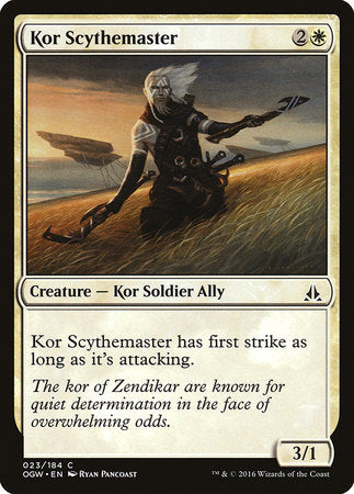 Kor Scythemaster [Oath of the Gatewatch] | Dumpster Cat Games