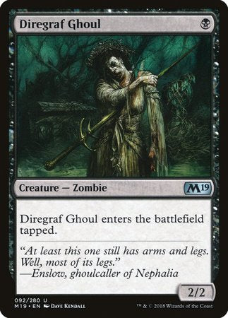 Diregraf Ghoul [Core Set 2019] | Dumpster Cat Games