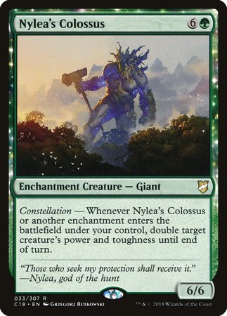 Nylea's Colossus [Commander 2018] | Dumpster Cat Games