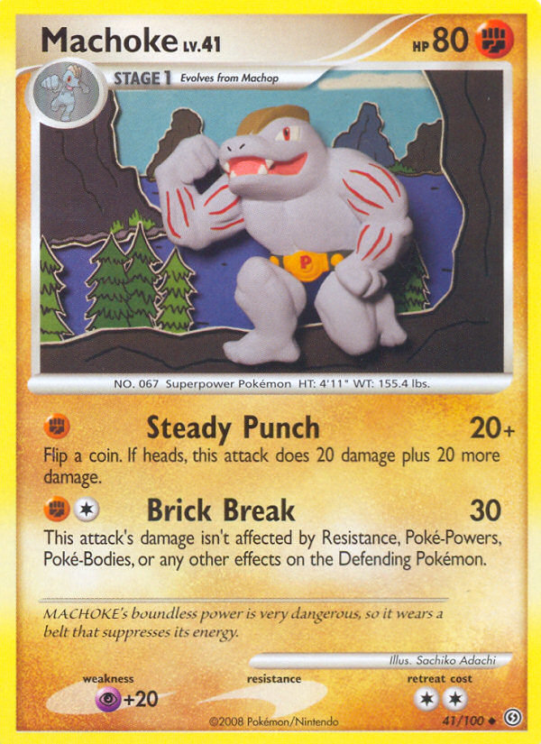 Machoke (41/100) [Diamond & Pearl: Stormfront] | Dumpster Cat Games