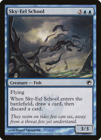 Sky-Eel School [Scars of Mirrodin] | Dumpster Cat Games
