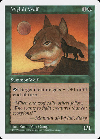 Wyluli Wolf [Fifth Edition] | Dumpster Cat Games