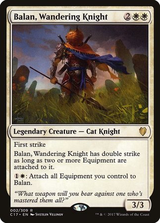 Balan, Wandering Knight [Commander 2017] | Dumpster Cat Games