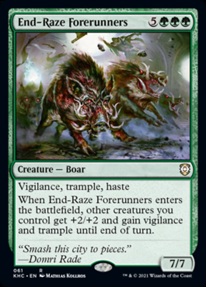 End-Raze Forerunners [Kaldheim Commander] | Dumpster Cat Games