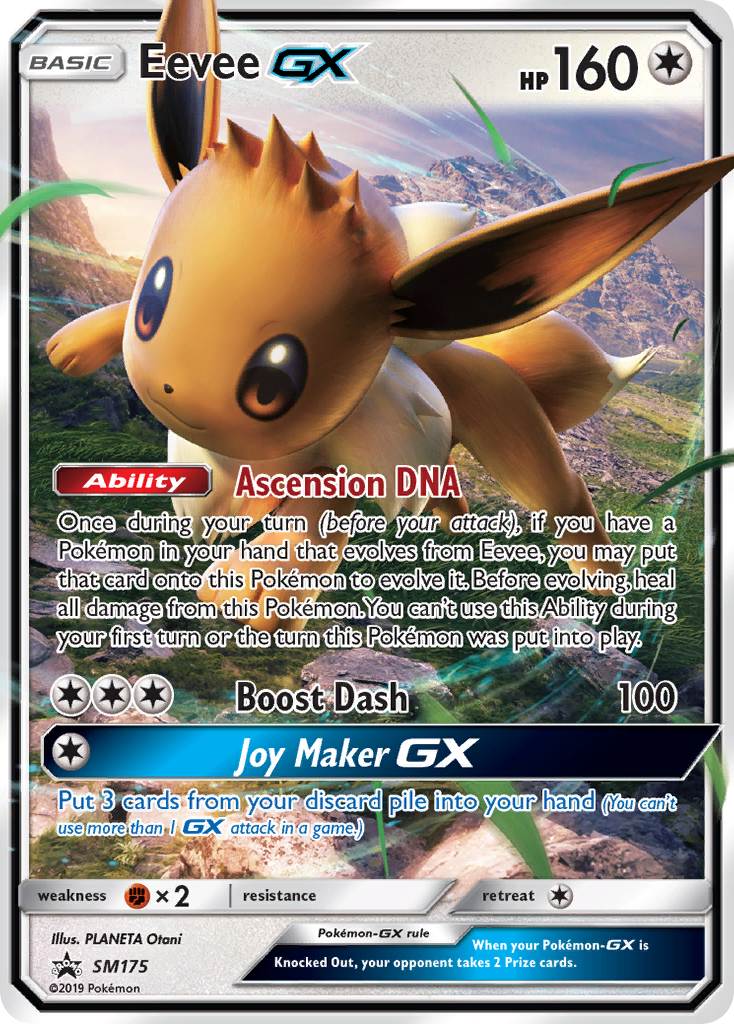 Eevee GX (SM175) [Sun & Moon: Black Star Promos] | Dumpster Cat Games