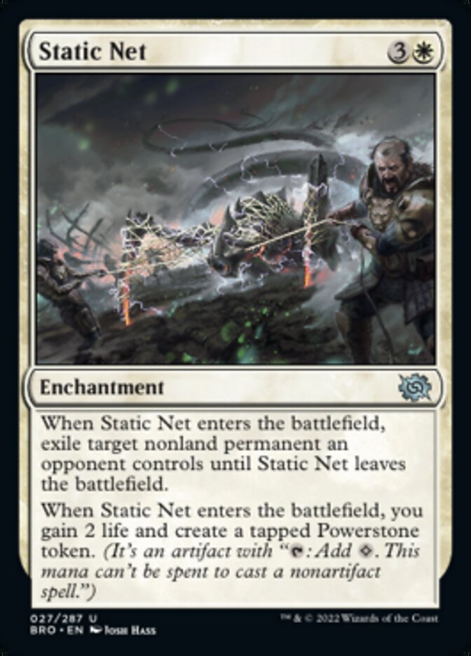 Static Net [The Brothers' War] | Dumpster Cat Games