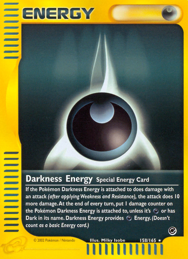 Darkness Energy (158/165) [Expedition: Base Set] | Dumpster Cat Games