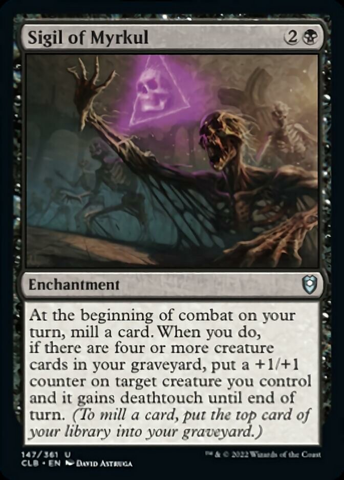Sigil of Myrkul [Commander Legends: Battle for Baldur's Gate] | Dumpster Cat Games