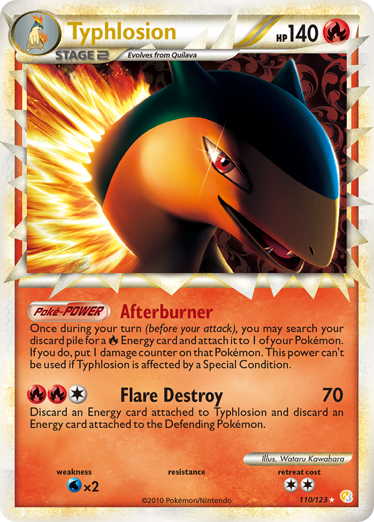 Typhlosion (110/123) [HeartGold & SoulSilver: Base Set] | Dumpster Cat Games
