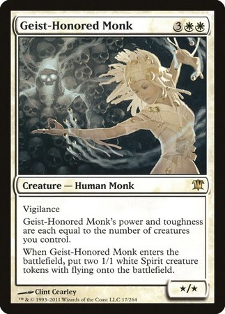Geist-Honored Monk [Innistrad] | Dumpster Cat Games
