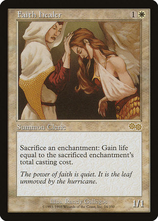 Faith Healer [Urza's Saga] | Dumpster Cat Games