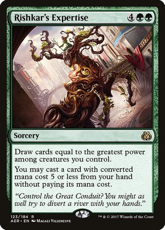 Rishkar's Expertise [Aether Revolt] | Dumpster Cat Games