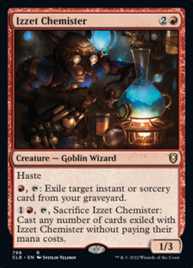 Izzet Chemister [Commander Legends: Battle for Baldur's Gate] | Dumpster Cat Games