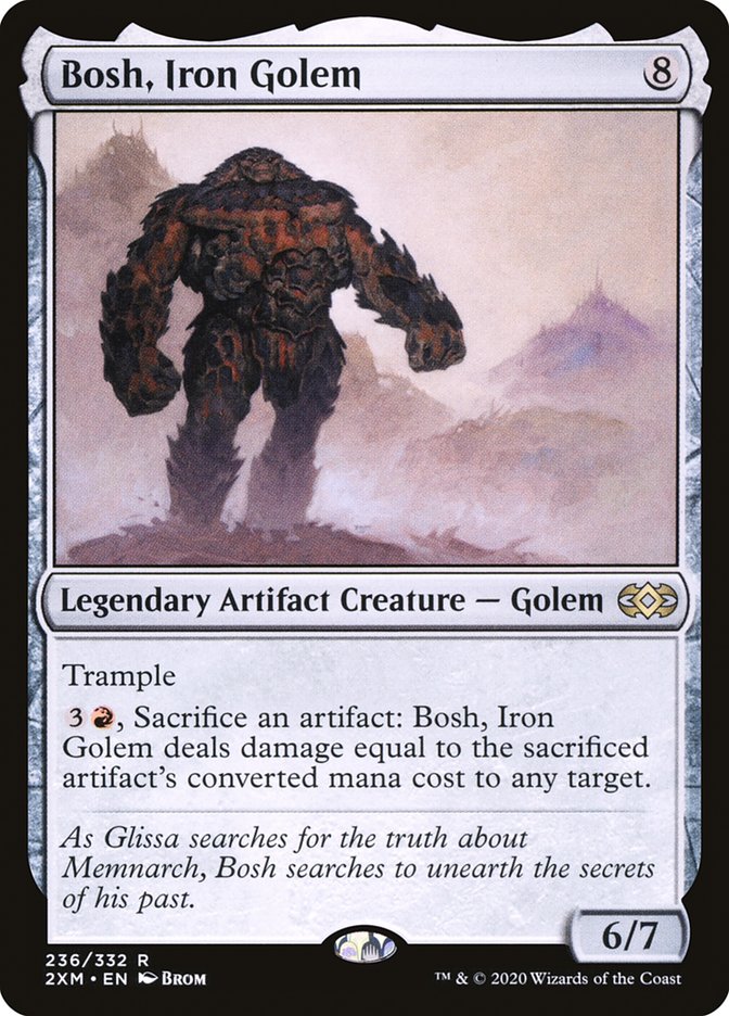 Bosh, Iron Golem [Double Masters] | Dumpster Cat Games